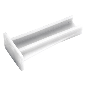 White Bracket for Belwith P1700-W drawer slides on face frame cabinets, Plastic