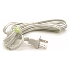 Tresco 96" Starter Cord, plugs into wall outlet, Black, L-MPOC-PKT8-BL-1