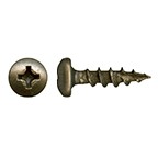 WE Preferred 8082 Bulk-25000, Hardware Screw, Panhead Phillips Drive, T17 Auger Point, Coarse, 5/8x6, Antique English