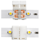 WE Preferred End-to-End Connector, Used with WE Preferred LED Tape, L-PTBTB-WH-1