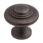 1-1/2" Distressed Oil Rubbed Bronze Knob, Colonial Bronze 676-D10B