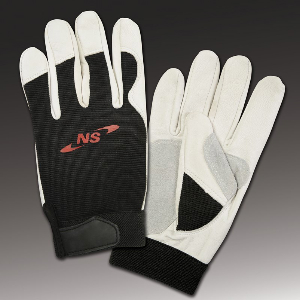 Northern Safety 4699 Gloves, Goatskin Leather, Utility Use Double Palm, Large