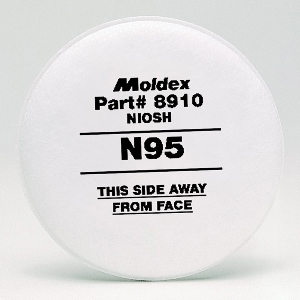 Northern Safety 3291 N95 Particulate Prefilter, Northern Safety 3401 Respirators, 10/Bag