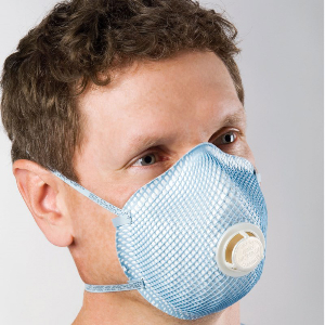Northern Safety Dust Mask, N95, NIOSH Approved, Exhaust Valve, 2848