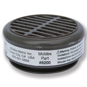 Northern Safety 3401 Respirators, 1 Pair, Northern Safety 3404 Acid Gases Respirator Cartridges