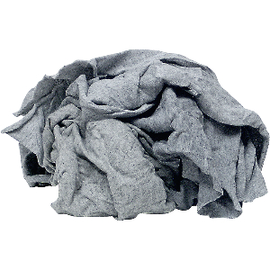 Gray Cotton Knit Rags-New Material 10lb Box