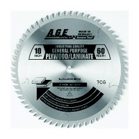 Amana Tool MD10-601 10in Cut Off Saw Blade, Carbide Tipped, 60T, TCG, 6-deg, 5/8 Inch Bore
