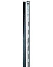 83 Series 24" Single Slotted Shelf Standard Anochrome Knape and Vogt 83 ANO 24
