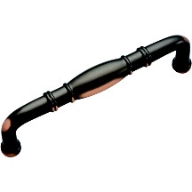 Belwith K52-OBH Traditional Handle, Centers 3-3/4 (96mm), Oil Rubbed Bronze Highlighted, Prestige Program Series