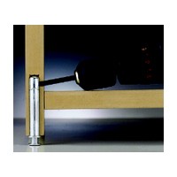 Meier 306-02-00, 1-5/8 L, Concealed Metal Furniture Leveler with Height Adjustment, 14mm dia., One Piece, HD