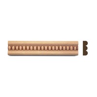 Center Bead Style Machined Wood Embossed Molding 96" L Unfinished Cherry 4 Per Box Omega National E359P2960CUF8