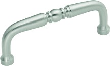Belwith P9719-15 Traditional Handle, Centers 3in, Satin Nickel, Power &amp; Beauty Series