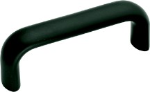 Belwith K301 Plain Handle &amp; Pull, Centers 3in, Oil Rubbed Bronze, Power &amp; Beauty Series