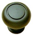 Belwith K319 Round Ring Knob, dia. 1-1/4, Oil Rubbed Bronze, Power &amp; Beauty Series