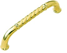 Belwith P116 Design Handle, Centers 3in, Antique Brass, Annapolis