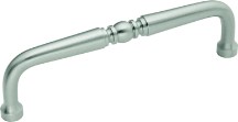 Belwith P9721-15 Traditional Handle, Centers 4in, Satin Nickel, Power &amp; Beauty Series