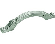 Belwith F417 Theme Handle, Centers 3in, Satin Nickel, Richelieu