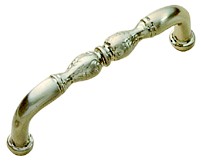 Belwith F437 Traditional Handle, Centers 3in, Satin Nickel, Richelieu