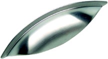 Euro Retro Cup Pull 64mm Center to Center Brushed Nickel Berenson 2953-1BPN-C