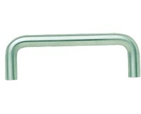 Siro 44-110 Plain Handle, Centers 64mm, Brushed Stainless Steel, Stainless Steel Bar Pull