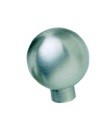 Siro 44-154 Round Plain Knob, Centers 29mm, Brushed Stainless Steel, Stainless Steel Bar Pull