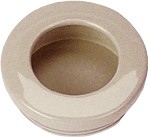 Hardware Concepts 2180-328 - Recessed Pull, Length 2-7/16, Almond, Nylon Series