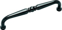 Belwith P9721-BLN Traditional Handle, Centers 4in, Black Nickel, Power &amp; Beauty Series