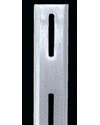 Reeve 700-2, 24in 700 Series Single Slotted Shelf Standard, Zinc