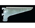 Reeve 723-L-22, 22in 723 Series Single Slotted Flanged Left Shelf Bracket, Zinc