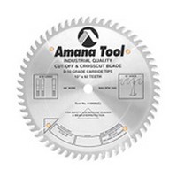 Amana Tool MD10-600 10in Cut Off &amp; Cross Cut Saw Blade, HD, 60T ATB, 12-deg, 5/8 Inch Bore
