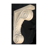 CVH International B-SCR, Machine Carved Wood Corbel, Acanthus Collection, 2-1/2 W x 9 D x 13 H, Maple