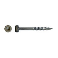 WE Preferred 2722 Bulk-8000, FaceFrame / Pockethole Screw, Modified Pan Head Square Drive, Type 17 Auger Pt, Fine, 1-1/4 x 6, Lubricated