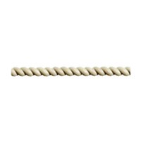 Machined Wood Split Rope Molding  Tight Twist  3/4" W x 96" L  Hickory Omega National MS00522HUF2