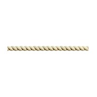Machined Wood Split Rope Molding  Standard Twist  3/8" W x 96" L  Cherry Omega National MS00222CUF2