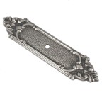 Richelieu Backplate 4-1/8" Long Antique Pewter Belwith F505