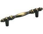 Amerock BP149-AE Traditional Handle, Centers 3in, Antique Brass, Traditional Classic Series