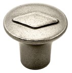 Amerock BP24006-AN Round Design Knob, dia. 30mm, Antique Nickel , Galleria