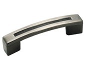 Amerock BP4422-PWT Modern Handle, Centers 3in, Pewter, Evolutions