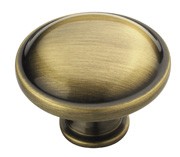 Amerock BP53015-EB Round Ring Knob, dia. 1-1/4, Elegant Brass, Allison Series