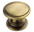 Amerock BP53012-EB Round Ring Knob, dia. 1-1/4, Elegant Brass, Allison Series