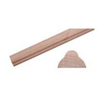 Straight Molding Round Type, 1/2" W x 60" L x 1/4" Thick Bulk-5 Beech Wood Unfinished Waddell 310-5