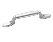 Amerock BP53007-26 Footed Handle, Centers 3in, Polished Chrome, Allison Series