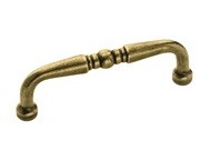 Amerock BP53006-BB Traditional Handle, Centers 3in, Burnished Brass, Allison Series