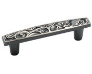 Amerock BP4480-PWT Design Handle, Centers 3in, Pewter, Ambrosia