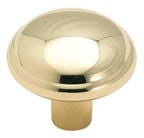 Amerock BP76209-3 Round Ring Knob, dia. 1-1/8, Polished Brass, Traditional Classic Series