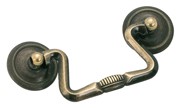 Amerock BP876-AE Drop Handle, Centers 3in, Antique Brass, Vintage Series