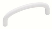 Amerock BP977-W Plain Handle, Centers 3in, White, Traditional Series