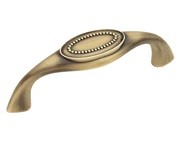 Amerock BP26132-EB Design Handle, Centers 3in, Elegant Brass, Opulence Series