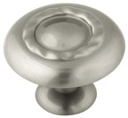 Amerock BP1585-2-G10 Round Design Knob, dia. 1-3/4, Satin Nickel, Oversized Series