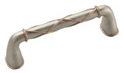Amerock BP24235-WNC Design Handle, Centers 3-3/4 (96mm), Weathered Nickel Copper, Galleria Lattice